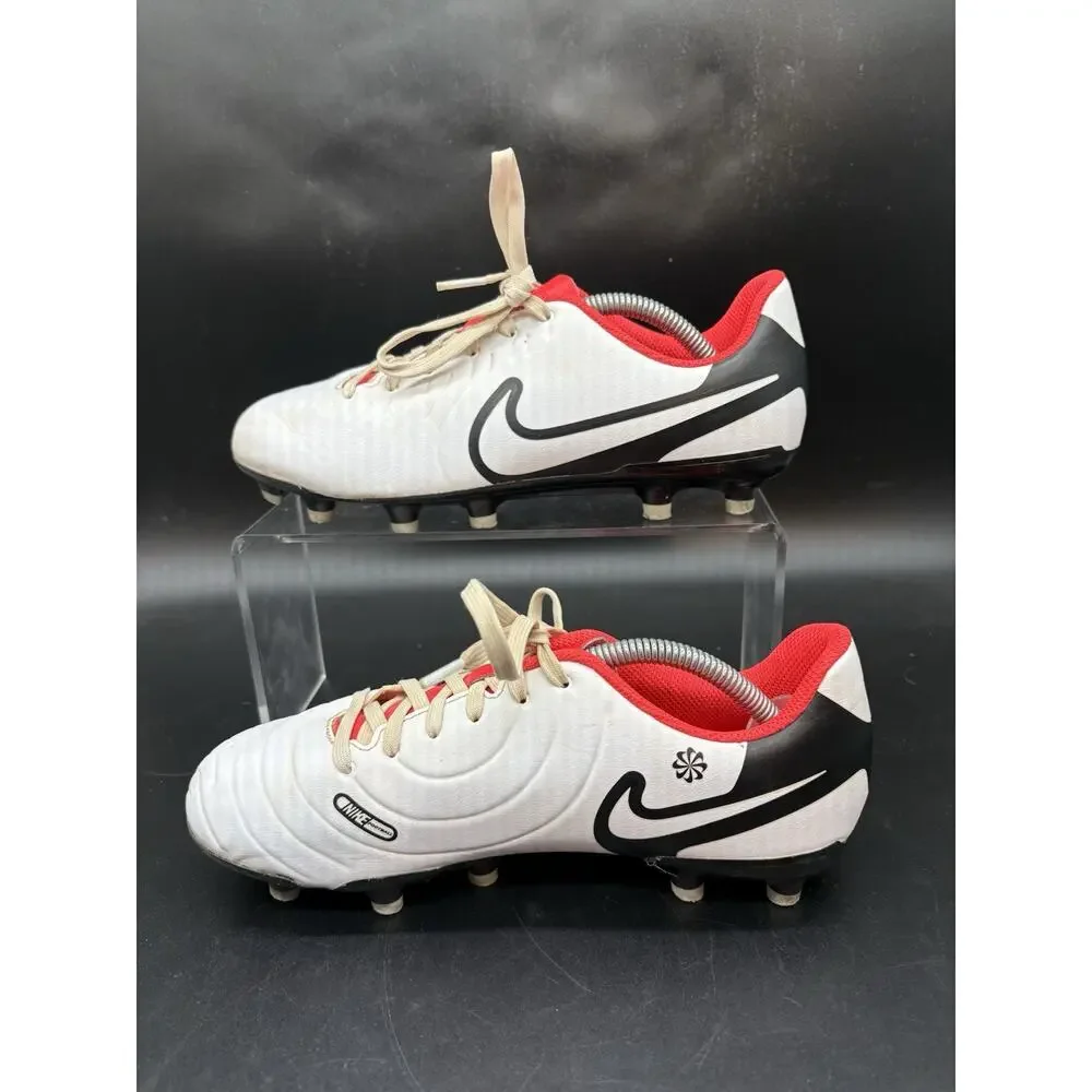 Nike Tiempo Jr Legend 10 club white black soccer cleats DV4352-100 Youth Size 5Y
